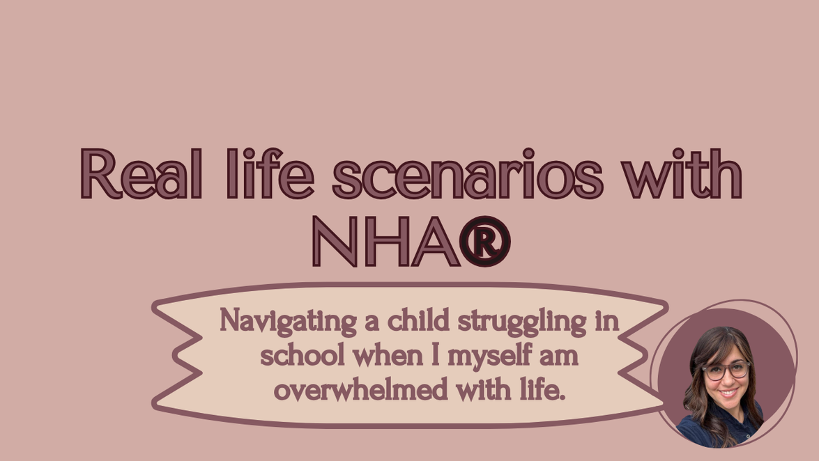 Navigating a child struggling in school when I myself am overwhelmed with life.
